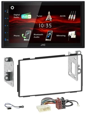 JVC USB Bluetooth MP3 DAB 2DIN Autoradio für Nissan Qashqai 2007-2013 - Bild 1 von 4