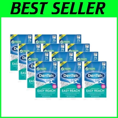 Ароматизированные зубочистки 75 карат - устойчивые к измельчению, одобренная ADA нить для легкого доступа - Изображение 1 из 4