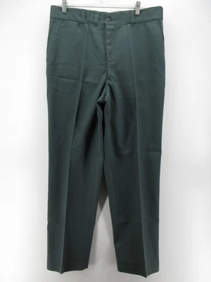 VINTAGE Big Mac Pants Men 38X32 Green JC Penney Rugged Twill 70s Uniform NWT * - Image 1 of 4