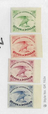 4 US CARRIERS AMER LETTER (5L1) REPRINTS FREE SHIP - Image 1 of 3