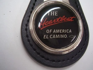 CHEVROLET  EL CAMINO HEARTBEAT OF AMERICA  KEY CHAIN   FREE POSTAGE - Picture 1 of 3