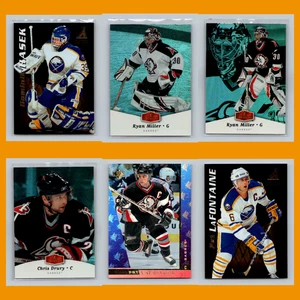 Buffalo Sabres Lot 6 Hockey Cards Zenith Dominik Hasek NM Hockey NHL - Picture 1 of 8