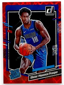 2023-24 Donruss #241 Olivier-Maxence Prosper rojo clasificación novato Dallas Mavericks - Imagen 1 de 2