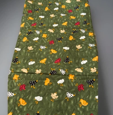 “ Hen Pecked”by Cynthia Young Fabric (2 Yards/44’ Wide ) hedgehog productions - Image 1 of 4