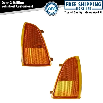 Corner Marker Light Set Fits 1995-1997 Chevrolet Blazer 1994-1997 S10 - Image 1 of 4