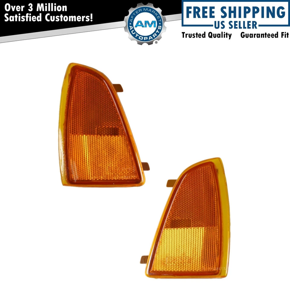 Corner Marker Light Set Fits 1995-1997 Chevrolet Blazer 1994-1997 S10 - Image 1 of 4