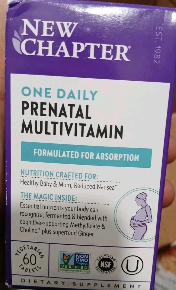 Nuevo Capítulo Prenatal Uno Diario 60 Comprimidos Exp 09/2026+ Foto 1 de 1