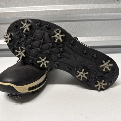 Sapato de golfe masculino Ecco preto tamanho 11  - Imagem 1 de 4