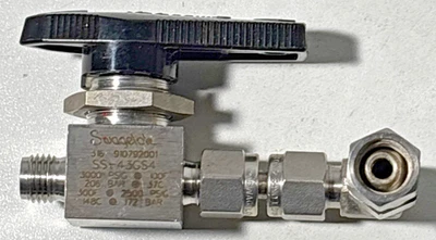 Swagelok SS-43GS4-SC11 Plug Valve Compression 2,500 psig - Image 1 of 3