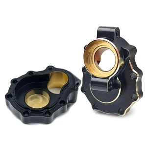 2-Pack Brass Outer Portal Drive Housings Compatible with 1/10 Trx4 Trx6 Rc Cr... - Picture 1 of 5