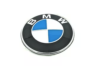 Genuine New OEM BMW BONNET BADGE Front Emblem Logo For 3 5 6 8 Series & X3 X4 Z4 - Picture 1 of 2