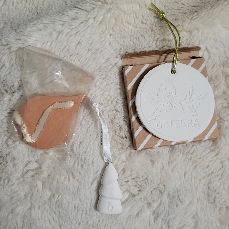 Lot of dōTERRA Holiday Ornament & Clay Diffuser for Essential Oils 3 - Image 1 of 2