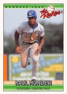 1992 Donruss The Rookies Raul Mondesi RC #83 NM/MT LOS ANGELES DODGERS - Picture 1 of 2