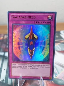 Yugioh! LP Gagagashield - ZTIN-EN005 - Ultra Rare - 1st Edition Lightly Played, - Picture 1 of 5