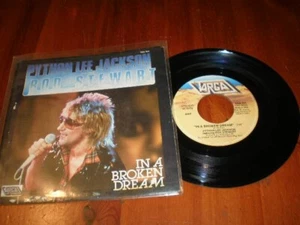 PYTHON LEE JACKSON feat.ROD STEWART-In a broken dream/The blues-45 gg-TARGA-1982 - Foto 1 di 2