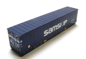 Fleischmann Cargo Truck Curtain Tarpaulin Container Samskip 700080 Track N-NEW - Picture 1 of 1