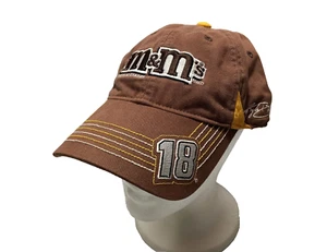 M&M's #18 Kyle Busch NASCAR Joe Gibbs Racing Hat Cap - Picture 1 of 7