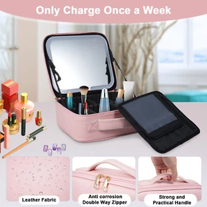 Makeup Bag Partition Organizer Large Capacity Travel Cosmetic Storage Bag T9M8 - Picture 1 of 8