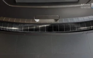 Funda de borde de carga de acero inoxidable adecuada para Toyota Proace Verso 2 II a partir de 2016 negro - Imagen 1 de 4