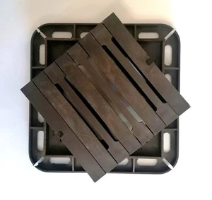 Telaio Chiusino Grigliato Carrabile MULTIGRIL FIRST Nylon Rinforzato, 20 x 20 cm - Picture 1 of 20