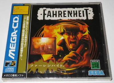 NEW SEALED 1995 FAHRENHEIT NTSC JAPAN SEGA MEGA CD GAME MANUAL LICENSED JPN FMV - Image 1 of 4