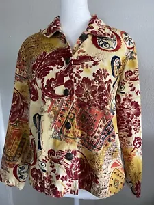 Women’s Vintage Long Sleeve Button Down Blouse - Picture 1 of 5