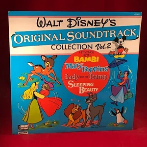 DISNEY Original Soundtrack Collection Vol 2 1976 UK Vinyl LP Bambi Mary Poppins - Picture 1 of 4