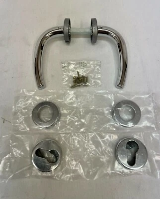 Maniglia Ghidini mod. Milena ottone cromo lucido cod.55744285507 - Immagine 1 di 4