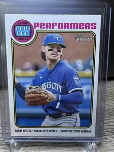 2023 Topps Heritage #NA-16 Bobby Witt Jr. New Age Performers - Imagen 1 de 2