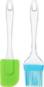 Silicone BBQ Oil Applicator Set Heat Resistant Brushes - Picture 1 of 14