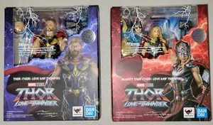 Bandai Tamashii S.H.Figuarts Thor & Mighty Thor Set (Thor: Love And Thunder) USA - Picture 1 of 9