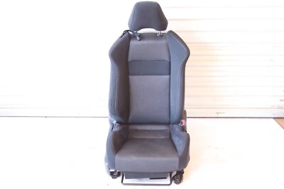Toyota 86 2017-2020 asiento del lado del pasajero delantero derecho tela negra OEM Foto 1 de 4