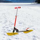 2Pcs Snow Scooter Ski Sled Ski Sledge Board for Skiing Training Snowboard