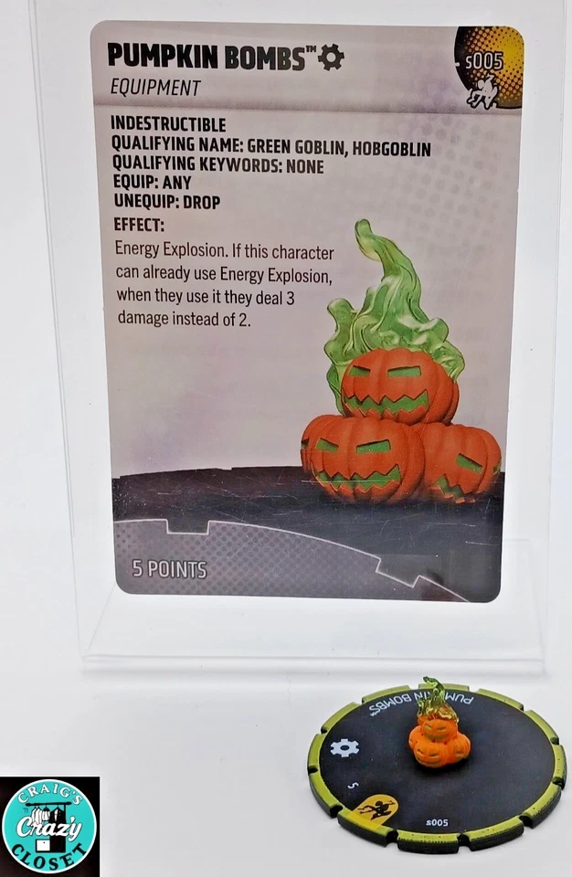 HeroClix Pumpkin Bombs S005 Marvel Spider-Man Beyond Amazing Set New - Image 1 of 1