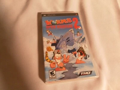 Worms: Open Warfare 2 (Sony PSP, 2007) COMPLETE CIB - FREE SHIPPING!! - Image 1 of 2