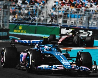 Signed Pierre Gasly Formula 1 Alpine Racing Autograped 8x10 Photo # 10 Original - Image 1 of 2