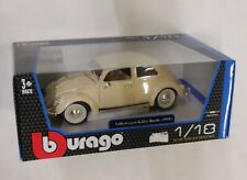 1/18 Burago / Bburago Collezione 1955 Volkswagen Kafer Beetle Beige (12029)