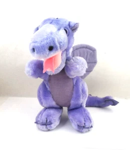 "Dankin" Vintage 1983 Lavender Plush 9" tall Baby Dragon - Picture 1 of 8