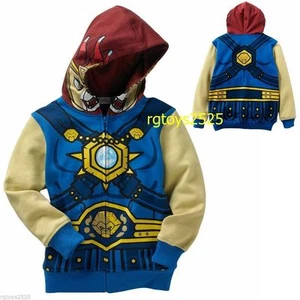 Lego Legends of Chima LAVAL Jacket Hoodie Size 4 5 6 7 10 12 14 16 18 New Childs - Picture 1 of 1