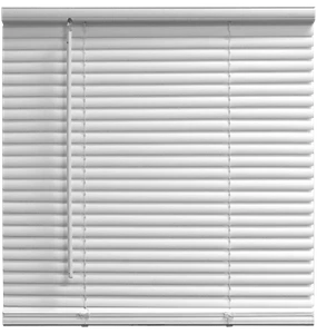Mainstays 1" Cordless Room Darkening Vinyl Blinds, White - Picture 1 of 7