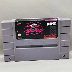 Joe & Mac Super Nintendo SNES Original Authentic Genuine Retro Game Tested GA13 - Picture 1 of 6