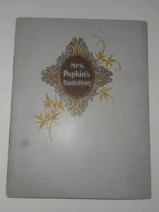 Mrs. Popkin's Thanksgiving Booklet 1895 MERRELL SOULE Co. None Such Mince Meat - Picture 1 of 24