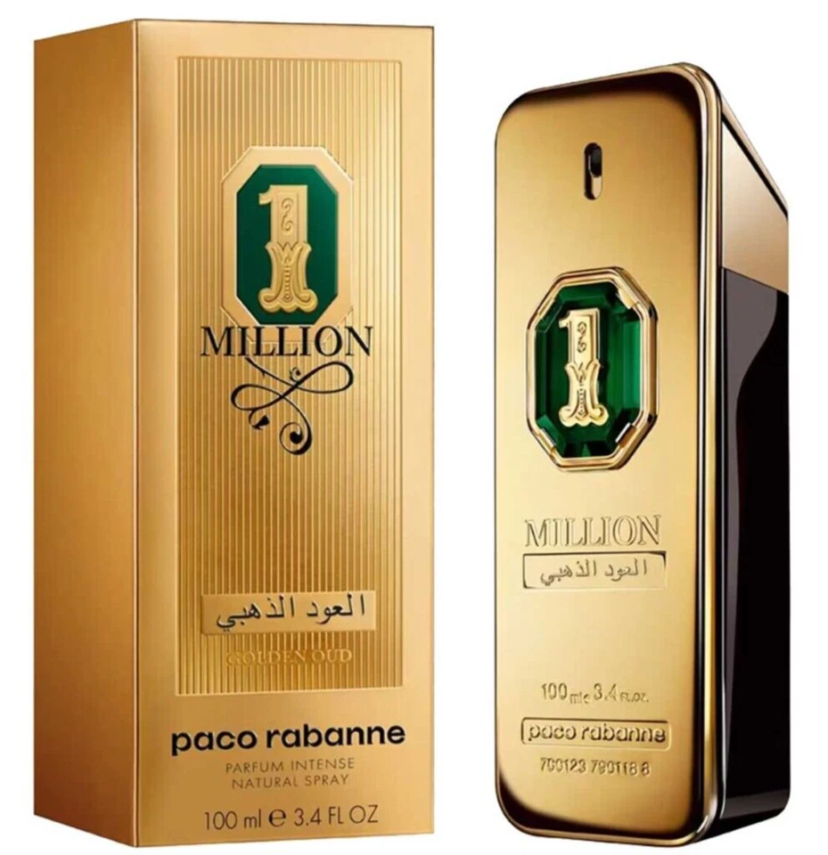 One Million Golden Oud Intense Paco Rabanne Parfum 100 ml/3.4 Fl Oz Men Spray🥇 - image 1 of 4