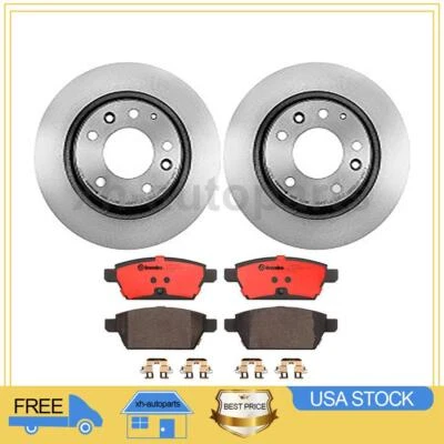 For 2006 2007 2008 2009 2010 2011 2012 Ford Fusion 3X Brake Pads Brake Rotor - Image 1 of 4