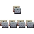 10 Pcs Memo Pad Clip Typewriter Card Stand Wood Picture Multifunction
