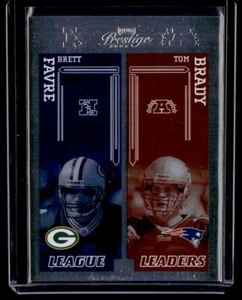 2006 Playoff Prestige League Leaders Foil Brady Favre Manning 057/100 New - Picture 1 of 2