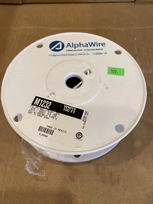 AlphaWire M1232 20AWG Silver Plated Copper PTFE 100FT MIL-W-16878E/4 Type E - Image 1 of 4