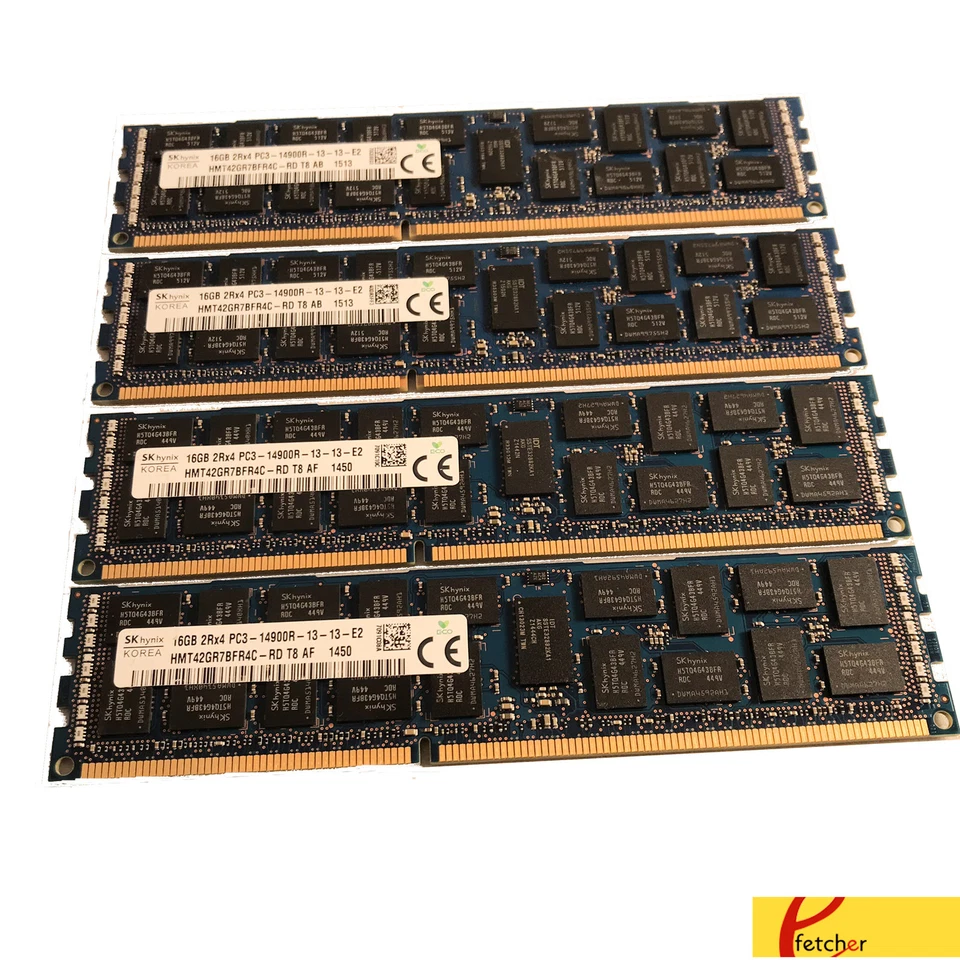 64GB (4X16GB) DDR3 1866 DIMM Apple Mac Pro Late 2013 A1481 MacPro 6,1 Memory Ram - Image 1 of 1
