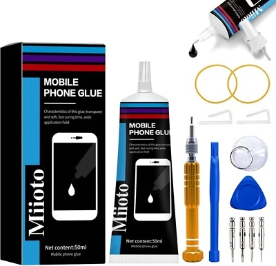GANBARO Phone Glue, Screen Repair Adhesive with Repair Tools for Electronic Screen Multi
