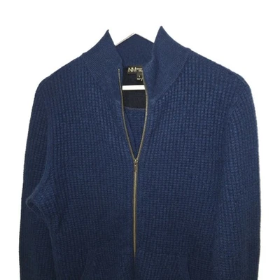 Men's Neiman Marcus 100% Cashmere Zip Up Slim Fit Sweater M/L - Image 1 of 4